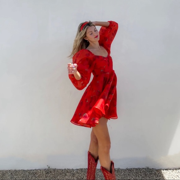 Selkie Dresses & Skirts - Selkie - The Strawberries Princess Puff Dress (S)